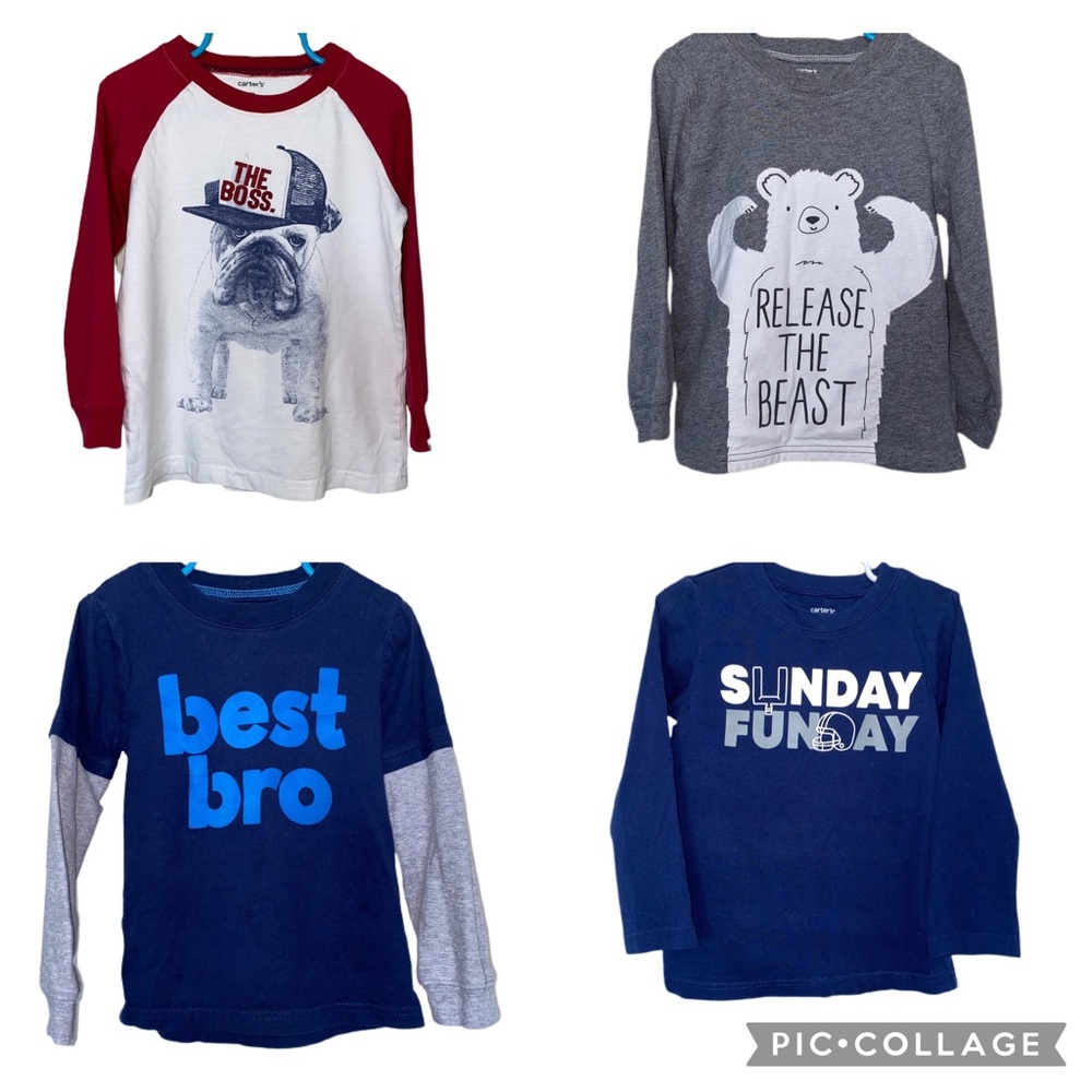 4 Long Sleeve Tee Bundle - Great Condition